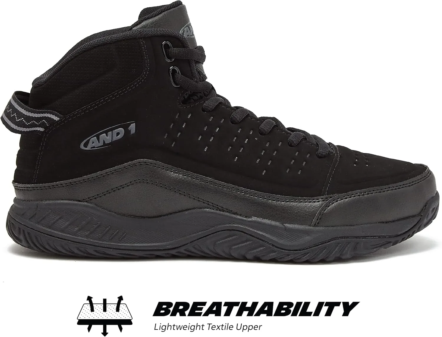 AND1 Pulse 2.0 Mens Basketball Shoes, Indoor or Outdoor, Street or Court
