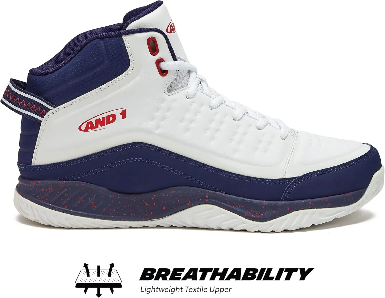 AND1 Pulse 2.0 Mens Basketball Shoes, Indoor or Outdoor, Street or Court
