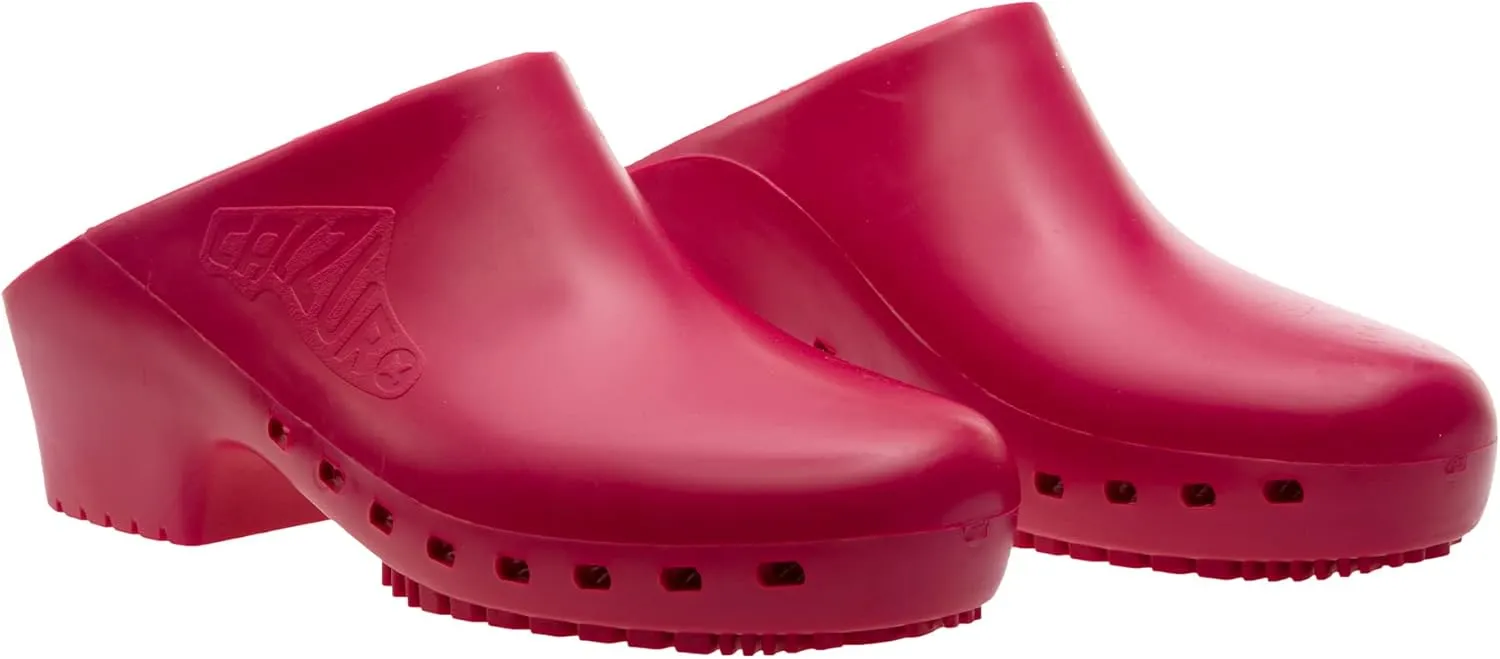CALZURO Classic Work Clogs Without Holes - Unisex Nursing Clogs - Non Slip Shoes - Autoclavable Rubber Kitchen Shoes for Women and Men -