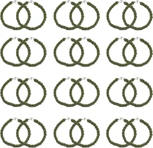 JAMEGIO Janegio 24 Pieces Elastic Boot Bands Military Boot Straps Blousing with Metal Hooks