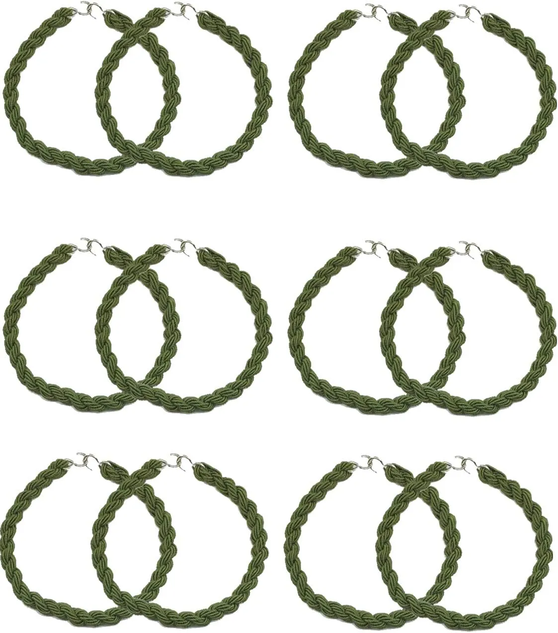 JAMEGIO Janegio 24 Pieces Elastic Boot Bands Military Boot Straps Blousing with Metal Hooks
