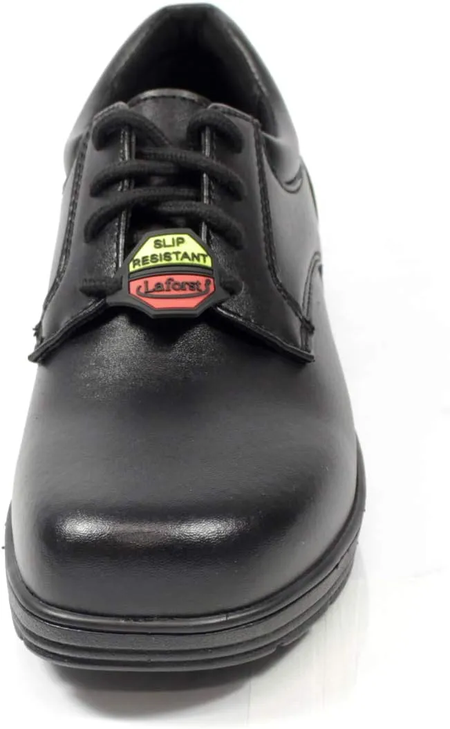 Laforst Mens 8412 Faux Leather Upper Nonslip Dress Shoes