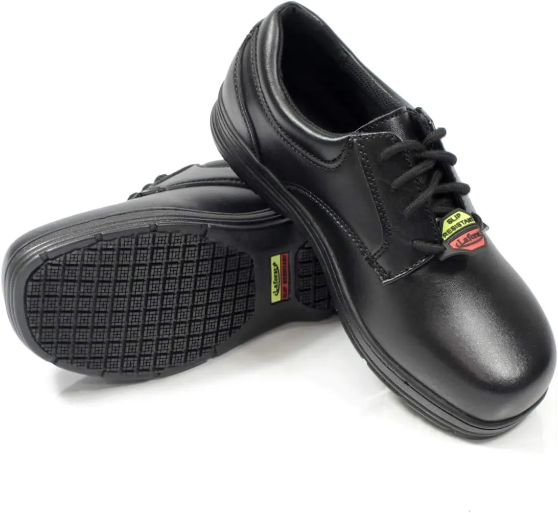 Laforst Mens 8412 Faux Leather Upper Nonslip Dress Shoes