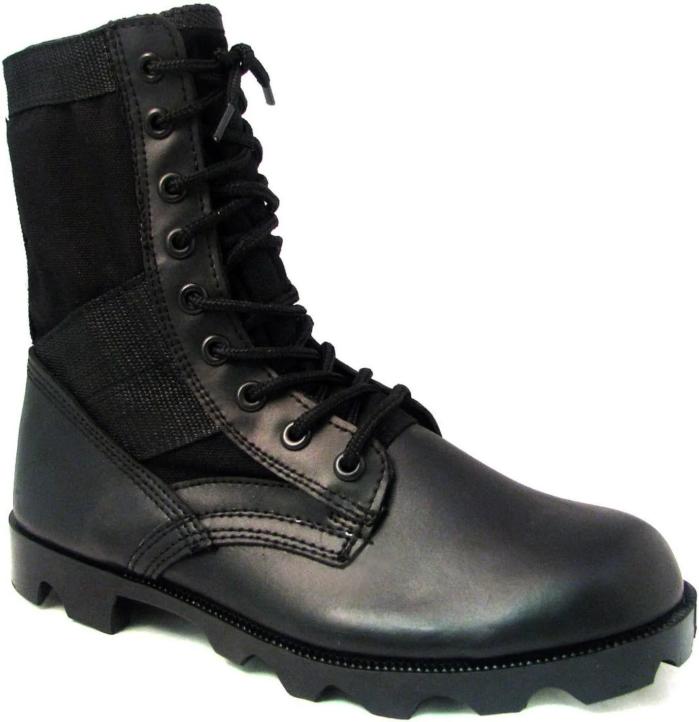 Men's Jungle Boots G.I. Type Lace up Tactical Combat Military Work Shoes Width: Wide (W or 2E), Black, Sand