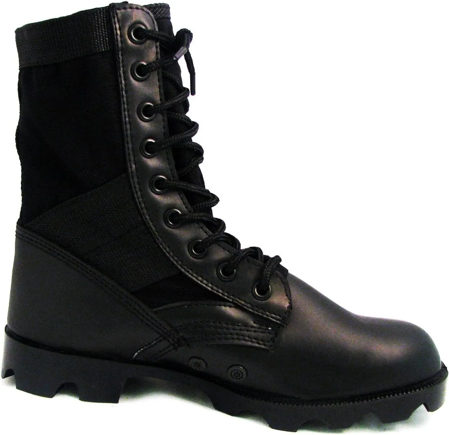 Men's Jungle Boots G.I. Type Lace up Tactical Combat Military Work Shoes Width: Wide (W or 2E), Black, Sand