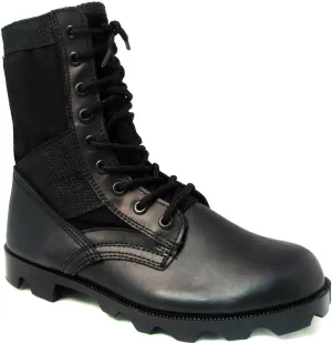 Men's Jungle Boots G.I. Type Lace up Tactical Combat Military Work Shoes Width: Wide (W or 2E), Black, Sand