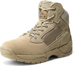 NORTIV 8 Men's Military Tactical Work Boots Hiking Motorcycle Combat Boots Response