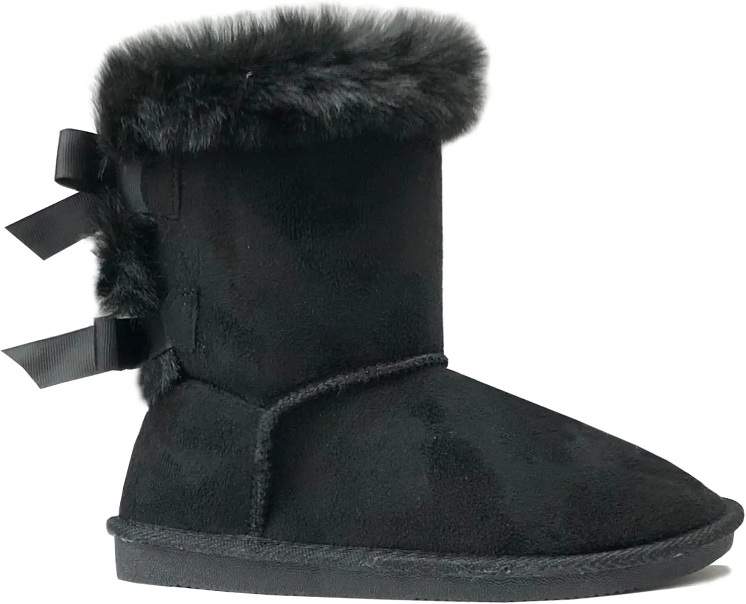 REDVOLUTION New Kids Classic Snow Boots Faux Fur Midcalf Outdoor Boots (Big Kid)