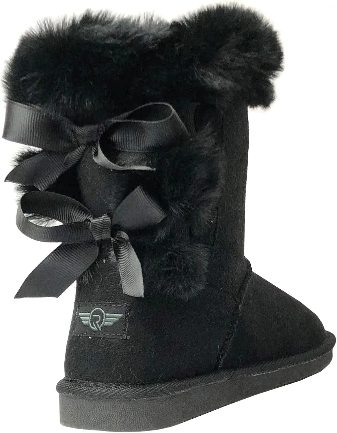 REDVOLUTION New Kids Classic Snow Boots Faux Fur Midcalf Outdoor Boots (Big Kid)