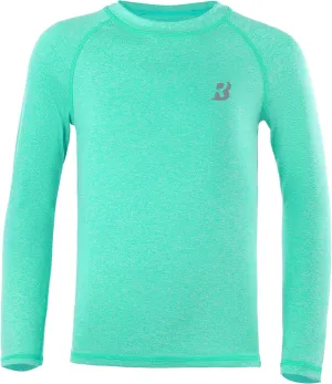 Roadbox Boys Rash Guard Swim Shirt, UPF 50 Sun Protection Long Sleeve, Quick Dry Swimming Fishing Shirts for Kids Youth