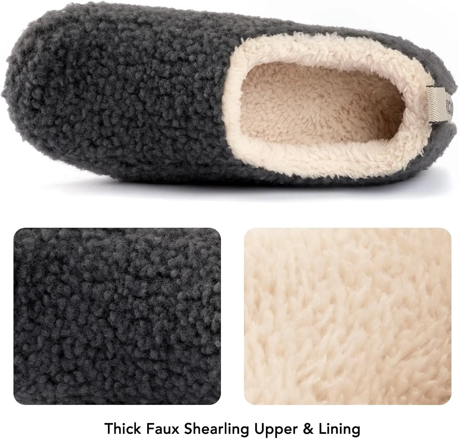 RockDove Women's Nomad Faux Shearling Lined Closed Back Slipper