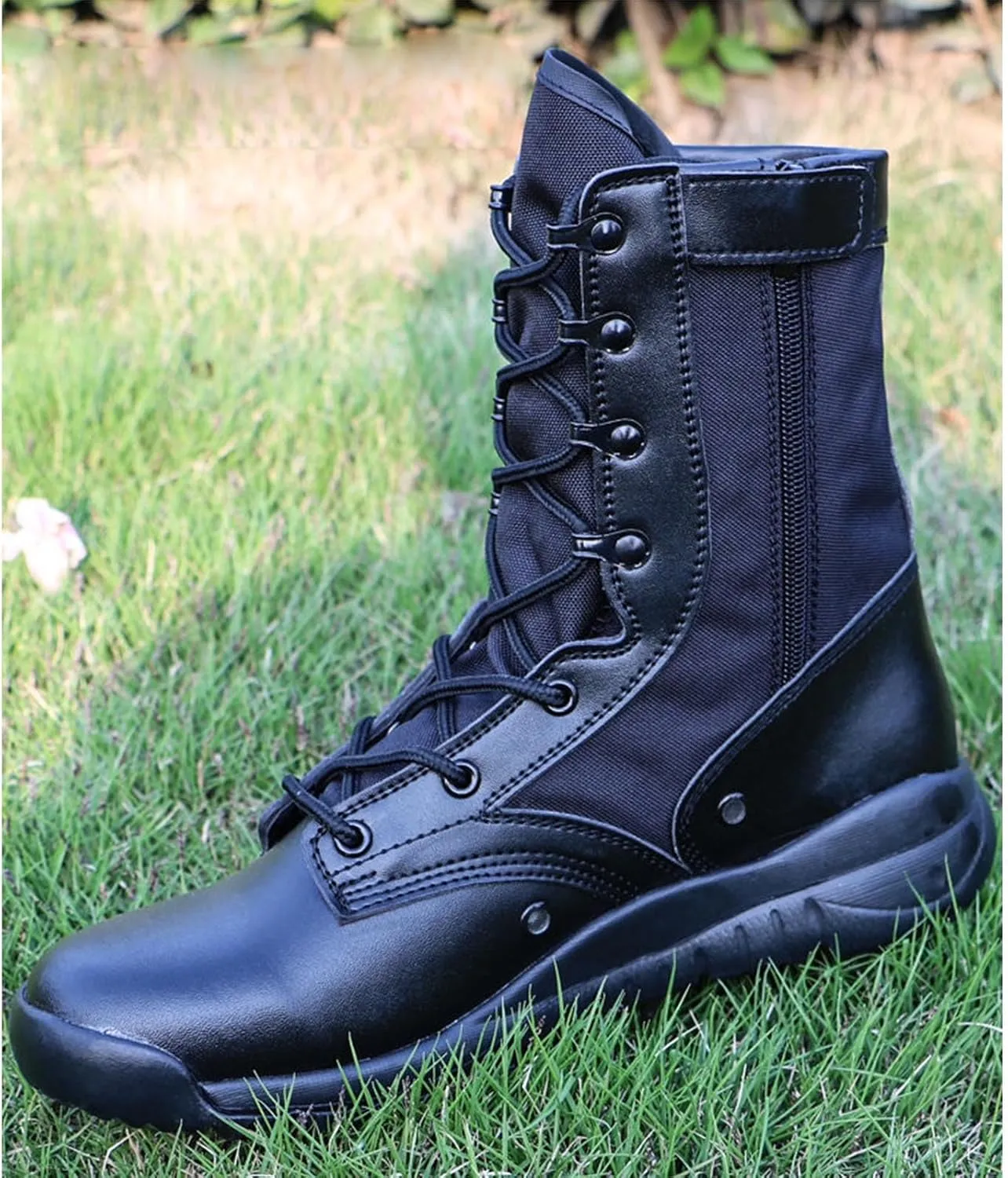 Tactical Boots for Men Military Work Boots Desert Combat Army Combat Boots for Hiking Motorcycle Climbing