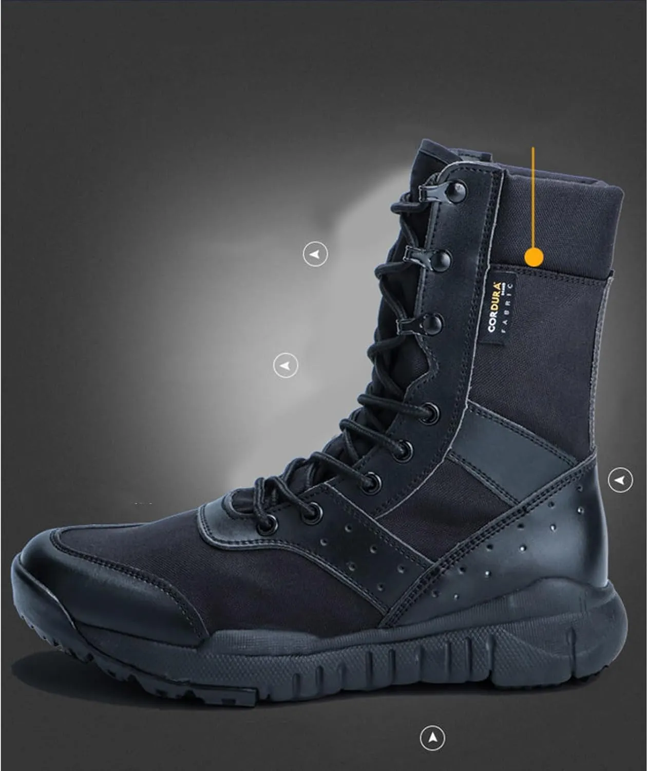 Tactical Boots for Men Military Work Boots Desert Combat Army Combat Boots for Hiking Motorcycle Climbing