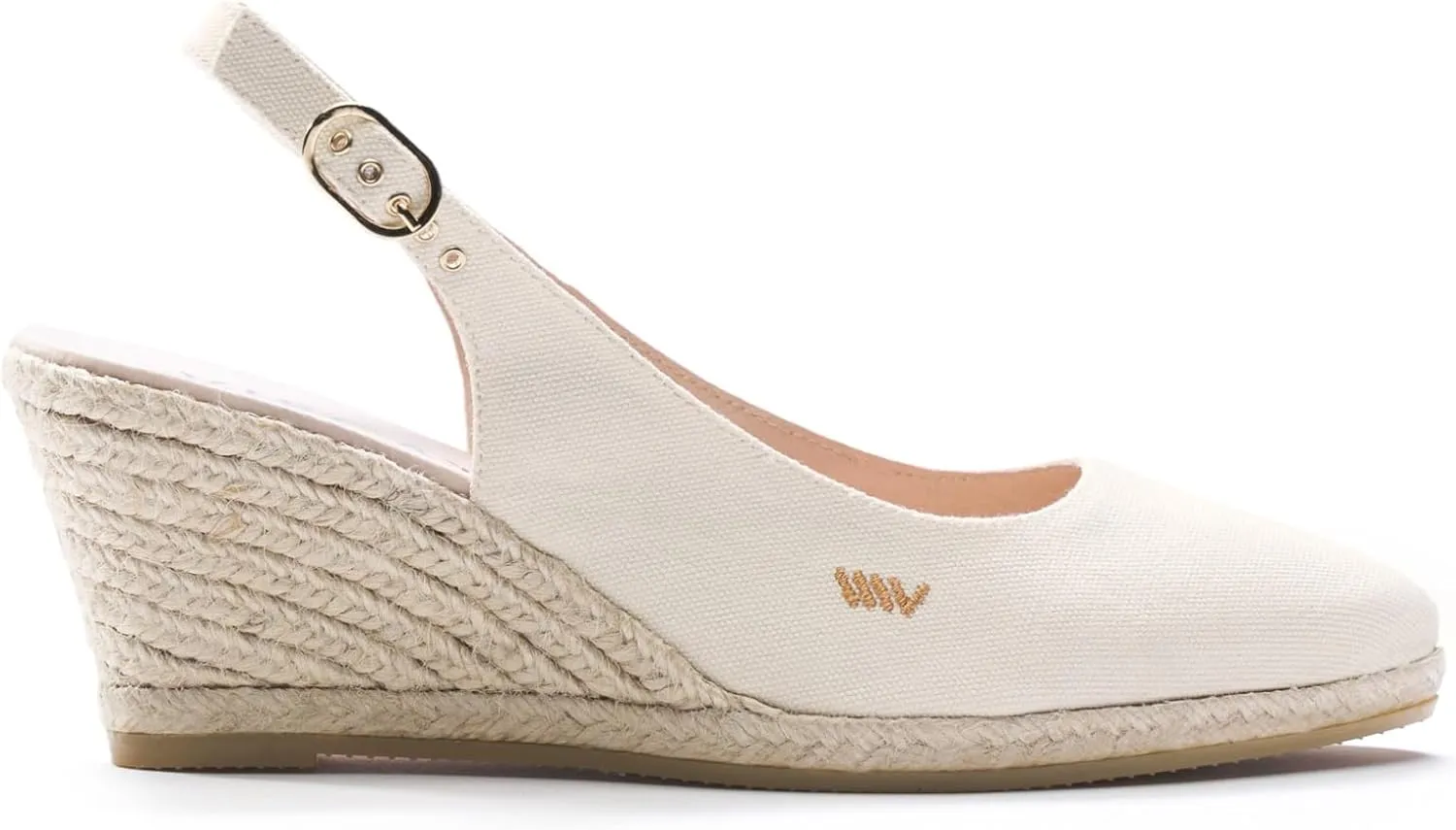 VISCATA Palomera Women's Sandals Espadrille Canvas Slingback Buckle Wedges