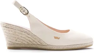 VISCATA Palomera Women's Sandals Espadrille Canvas Slingback Buckle Wedges