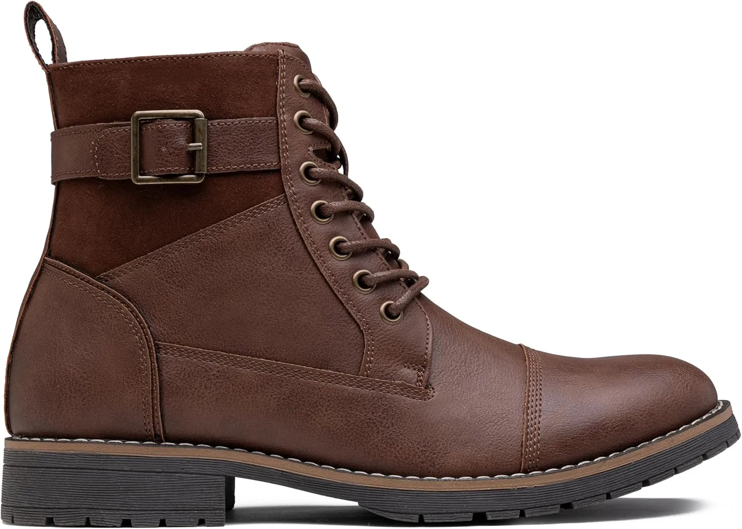 Vostey Men's Boots Boots for Men Casual Boots Motorcycle Combat Ankle Dress Boots Mens