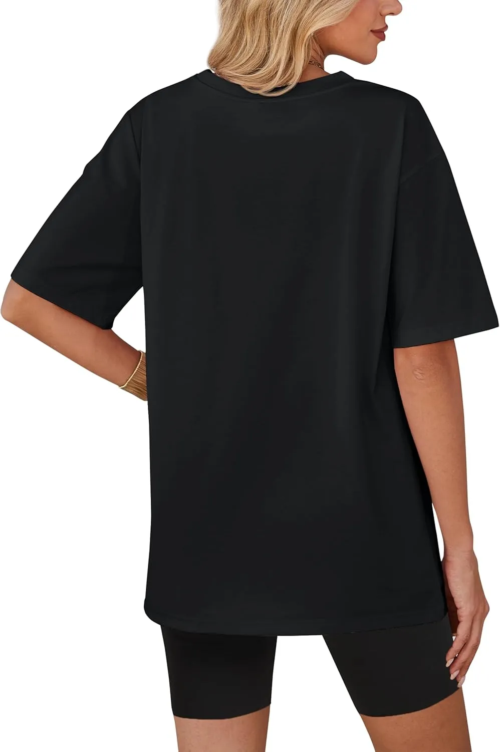 YUCOLEN Oversized T Shirts for Women Loose Fit Short Sleeve Crewneck Plus Size Tops UPF 50  Casual Workout Summer Tees